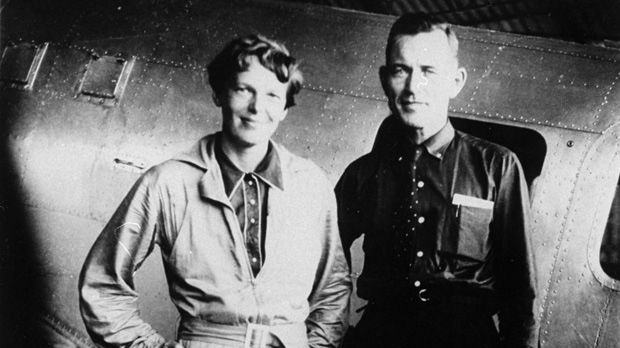 Amelia Earhart and Frederick Noonan