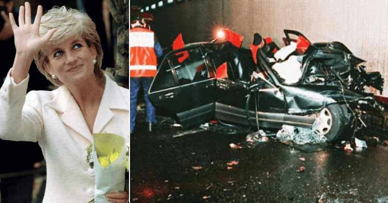 Accidented car of Lady Di and Dodi on the tragic night