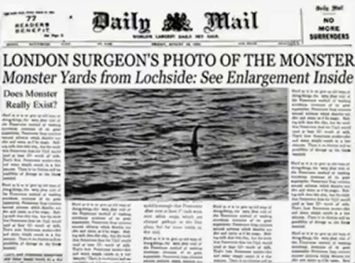 Robert Kennet Wilson Photograph Loch Ness Monster