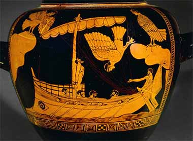 Greek Times Siren Vase